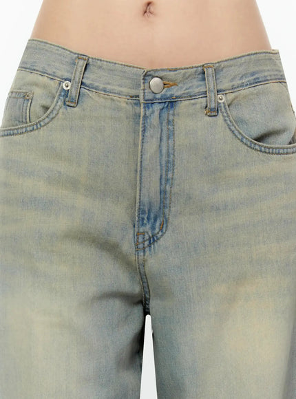 Naia Washed Baggy Jeans IU524