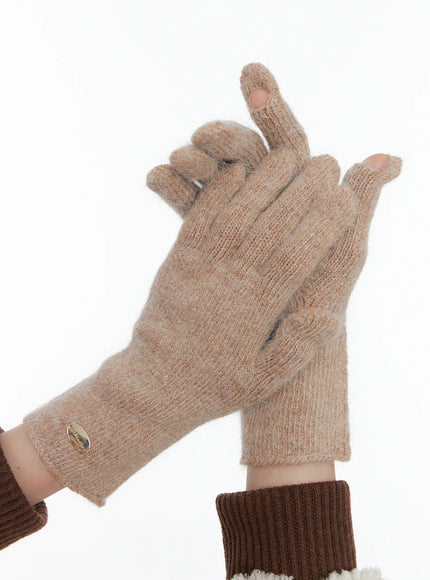 Metal Pendant Warm Gloves IN510