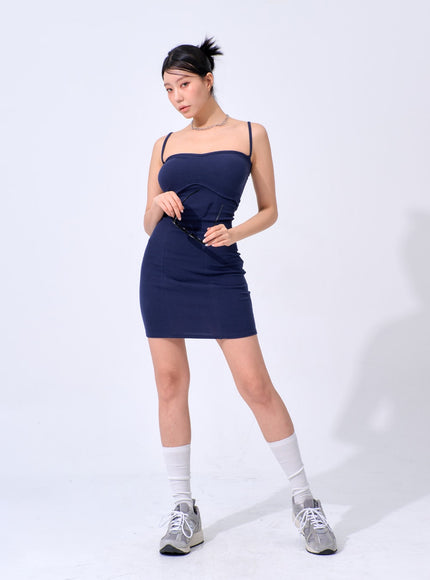 Thin Strap Mini Dress IA324