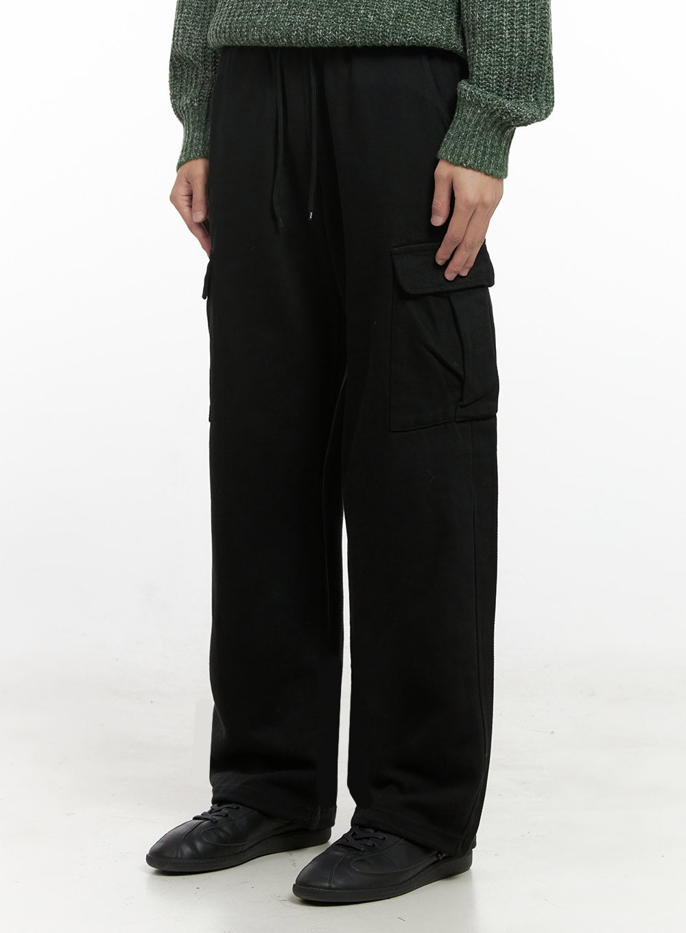 mens-cargo-cotton-pants-black-id413