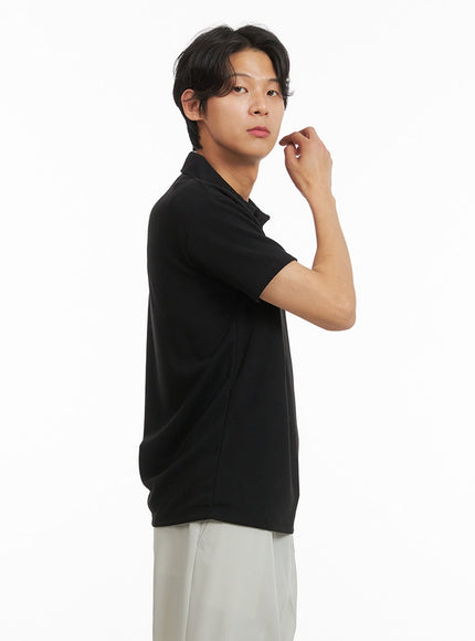 mens-basic-short-sleeve-polo-shirt-black-iy424