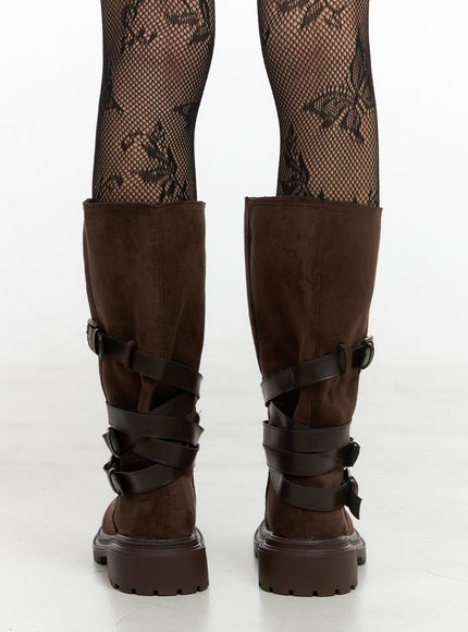 buckle-chic-faux-leather-long-boots-io430