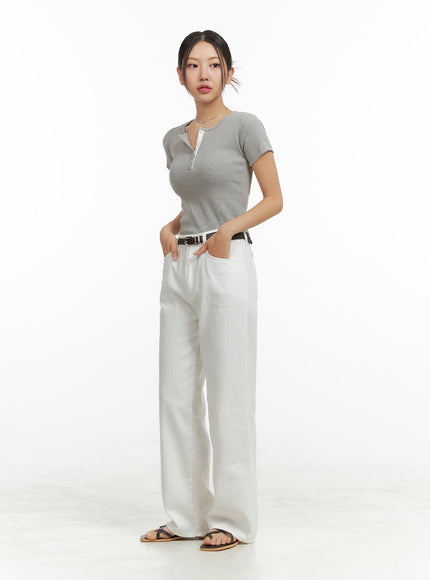 solid-summer-straight-fit-pants-ou411