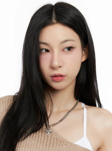 twin-star-chain-necklace-cg526