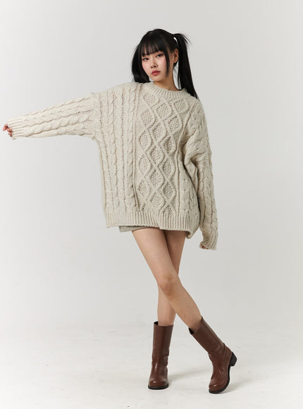 cable-knit-sweater-mini-dress-cj405