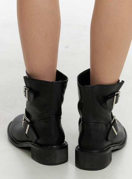 faux-leather-buckle-boots-cm427