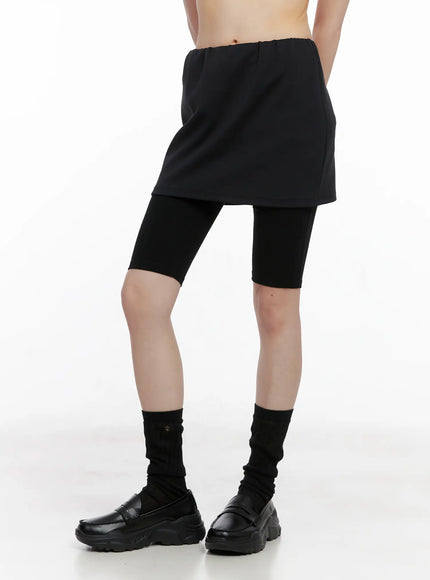 layered-mini-skirt-leggings-cg519