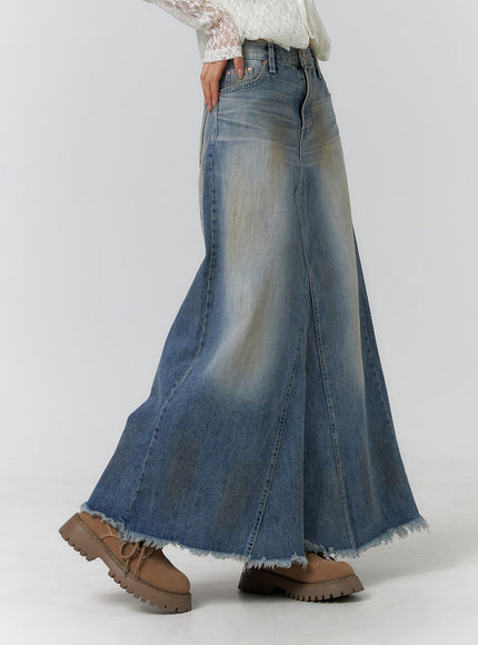 vintage-washed-raw-hem-maxi-skirt-cf405