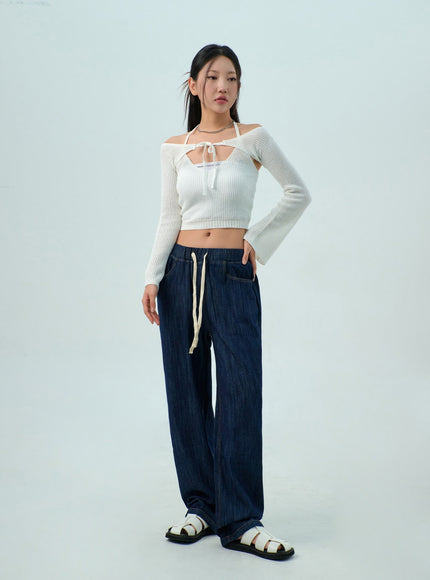 drawstring-jeans-cy330