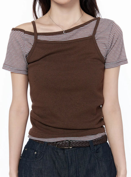 off-shoulder-stripe-tee-and-cami-top-set-cu522