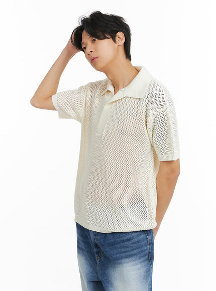 mens-mesh-knit-collared-top-ia402