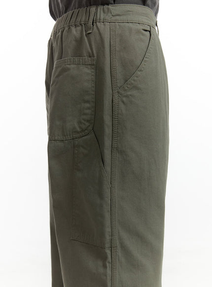 mens-wide-fit-cotton-pants-dark-green-ig402