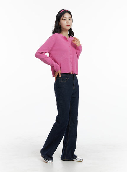 solid-semi-flared-jeans-om419