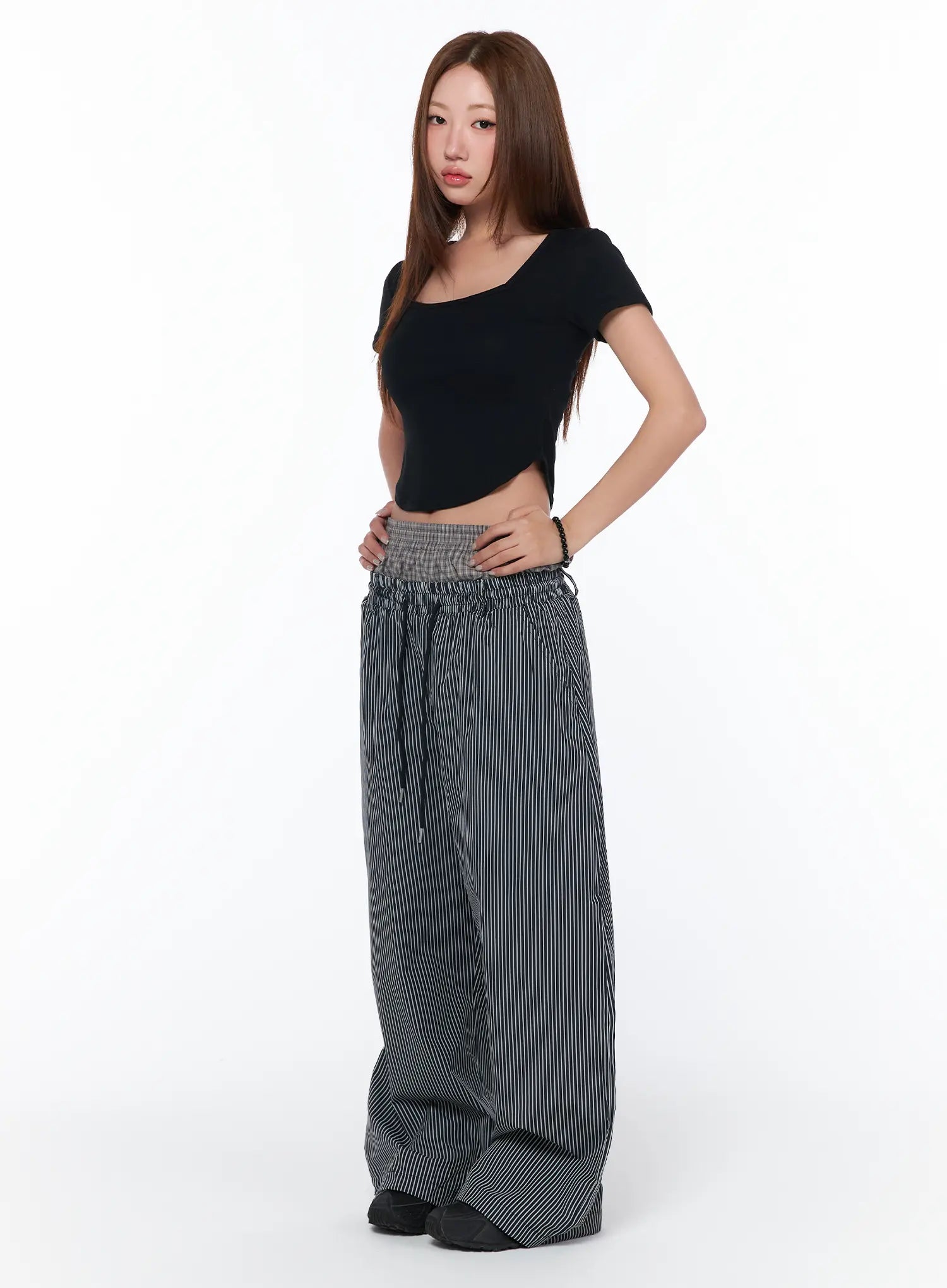 striped-sagging-wide-pants-ca514