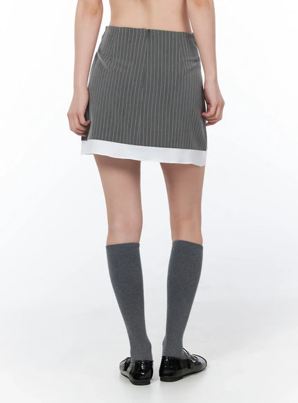 pinstriped-belted-mini-skirt-cy508
