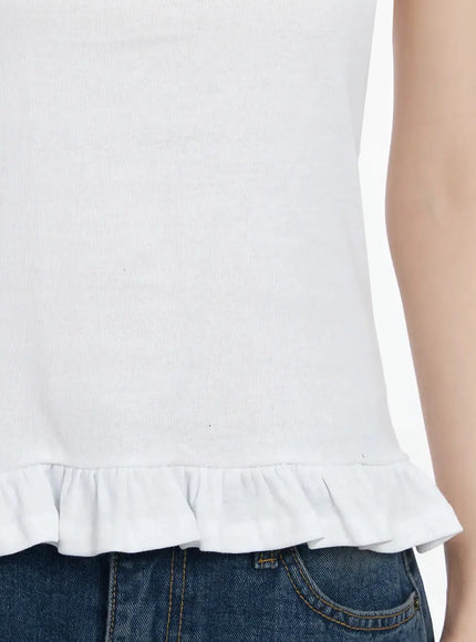frill-hem-cami-top-f517