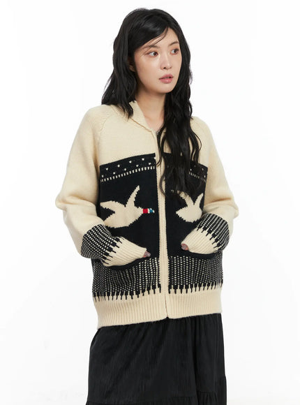 vintage-graphic-knit-zip-up-cardigan-cd502