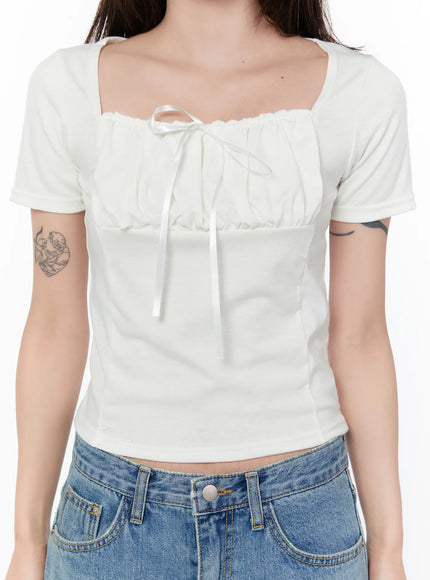 ruffled-ribbon-short-sleeve-top-cy514