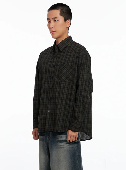 mens-checkered-button-up-shirt-is510