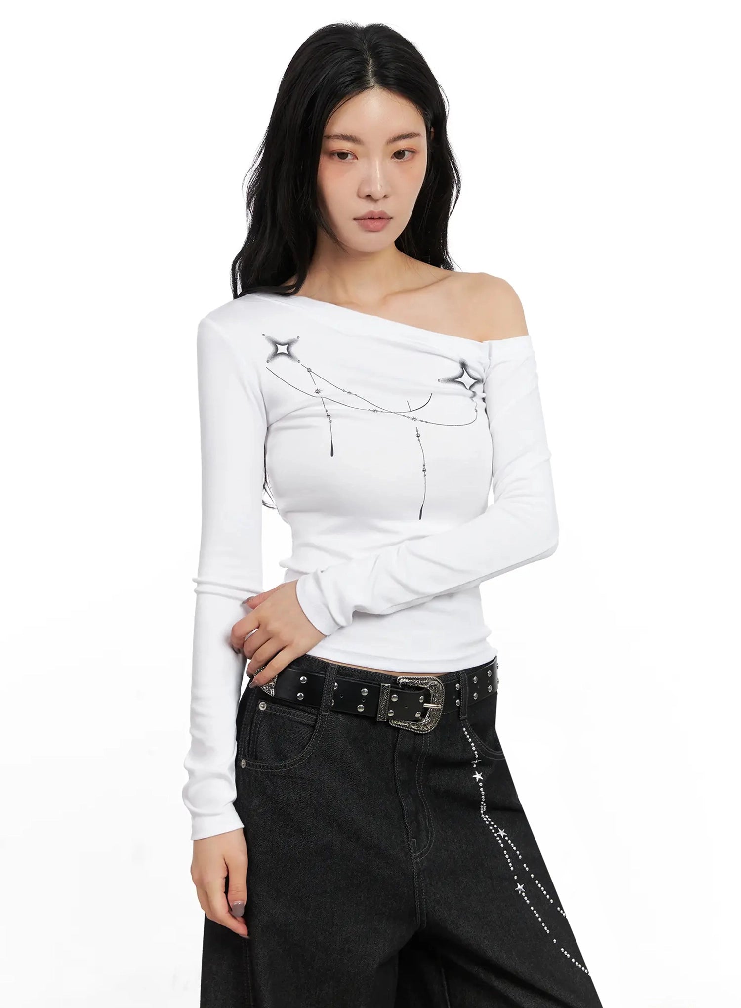 geometric-studded-off-shoulder-top-in528