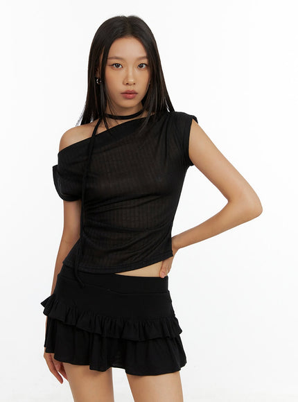 one-shoulder-crop-top-with-thin-scarf-set-il409