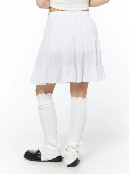 elastic-waist-tiered-midi-skirt-cy522