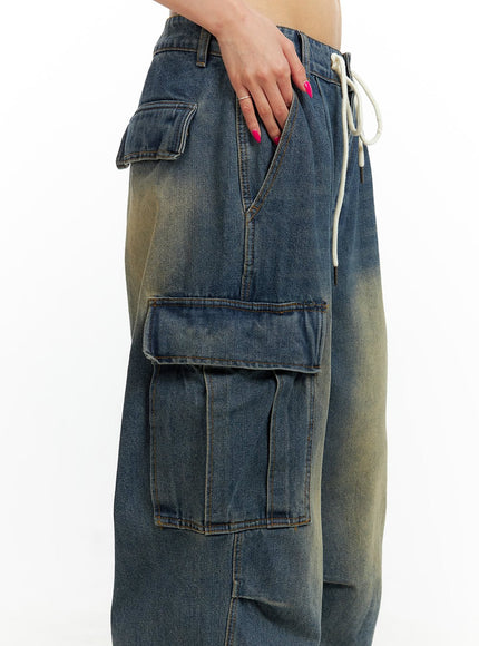 drawstring-cargo-baggy-jeans-cu417