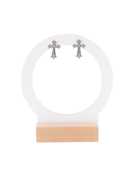cubic-cross-stud-earrings-cm524