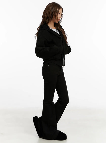 jieu-bootcut-flared-fleece-lined-jeans-cd512