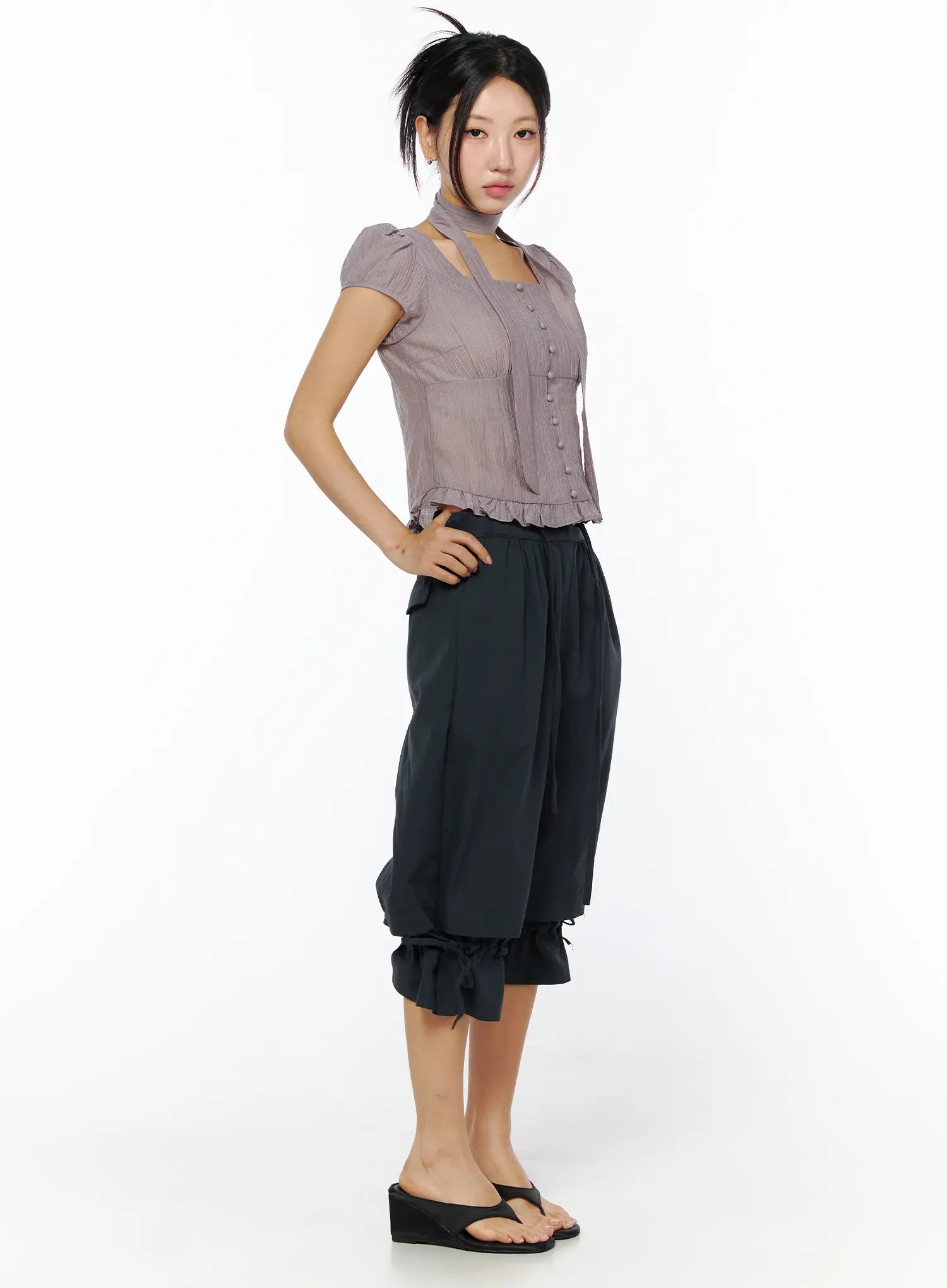 square-neck-ruffle-top-with-scarf-cu512