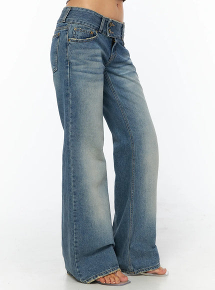 raleigh-double-button-low-rise-bootcut-flared-jeans-cu518