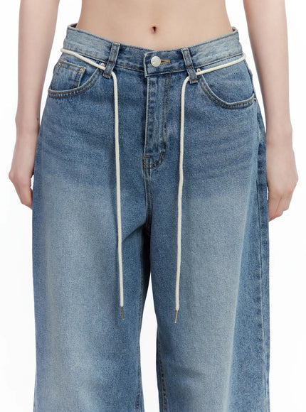 chaeyoung-drawstring-washed-wide-leg-jeans-cu530