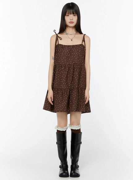brown-polka-dot-tiered-dress-iu518