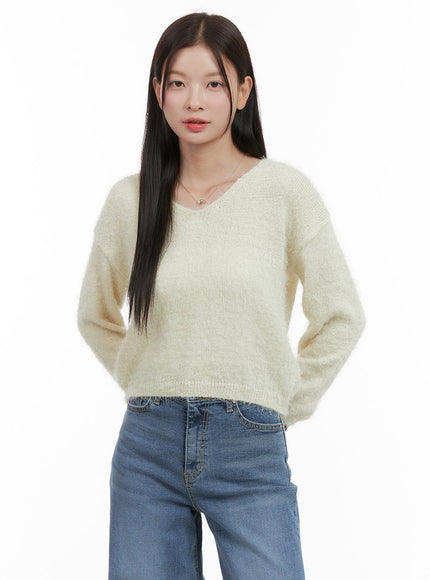 fuzzy-v-neck-knit-sweater-og419