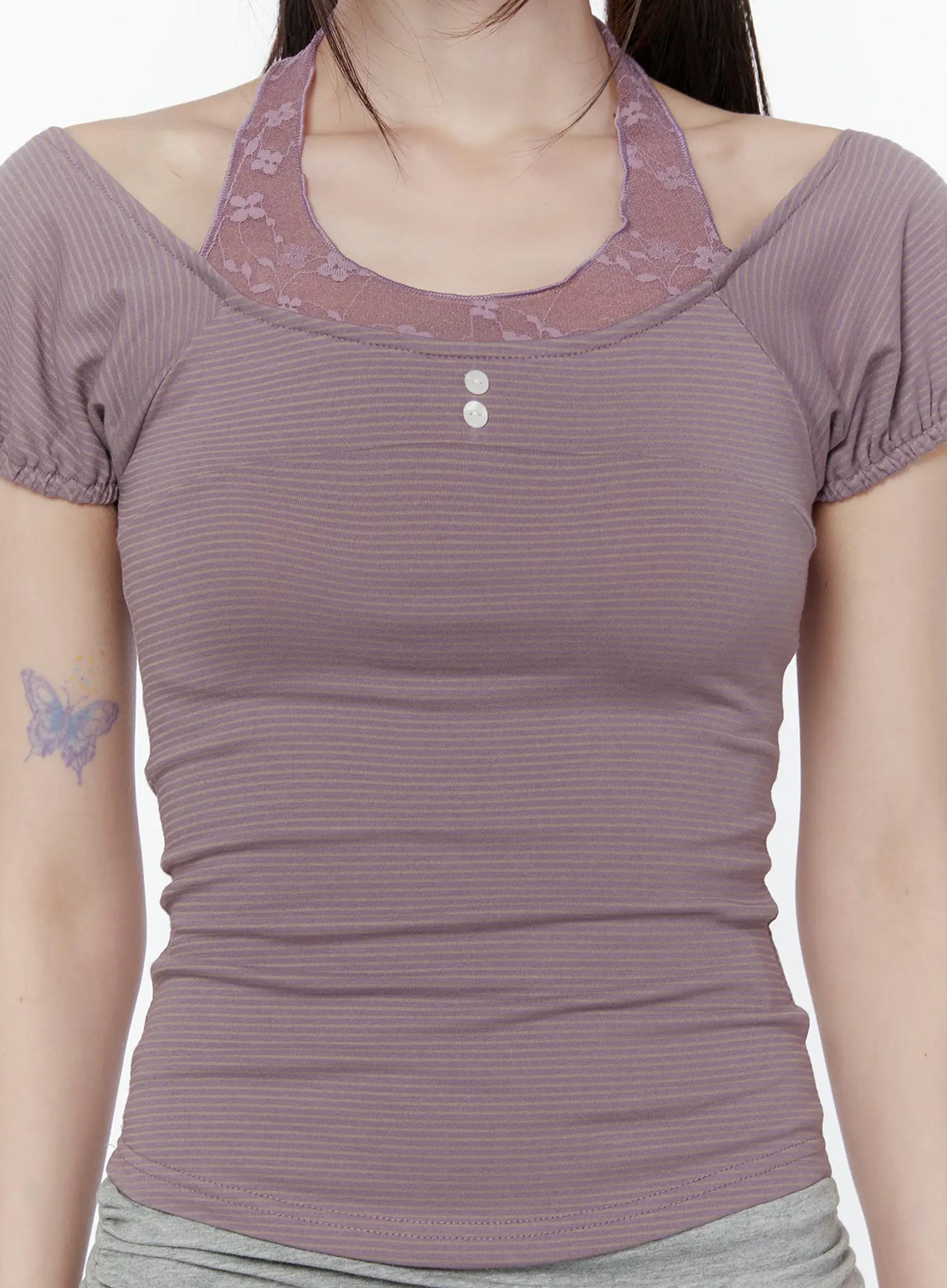 lace-striped-halter-neck-tee-cu508