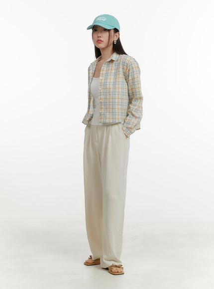 pintuck-solid-wide-fit-trousers-oy413