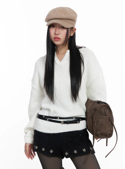 oversized-collar-knit-sweater-cj514