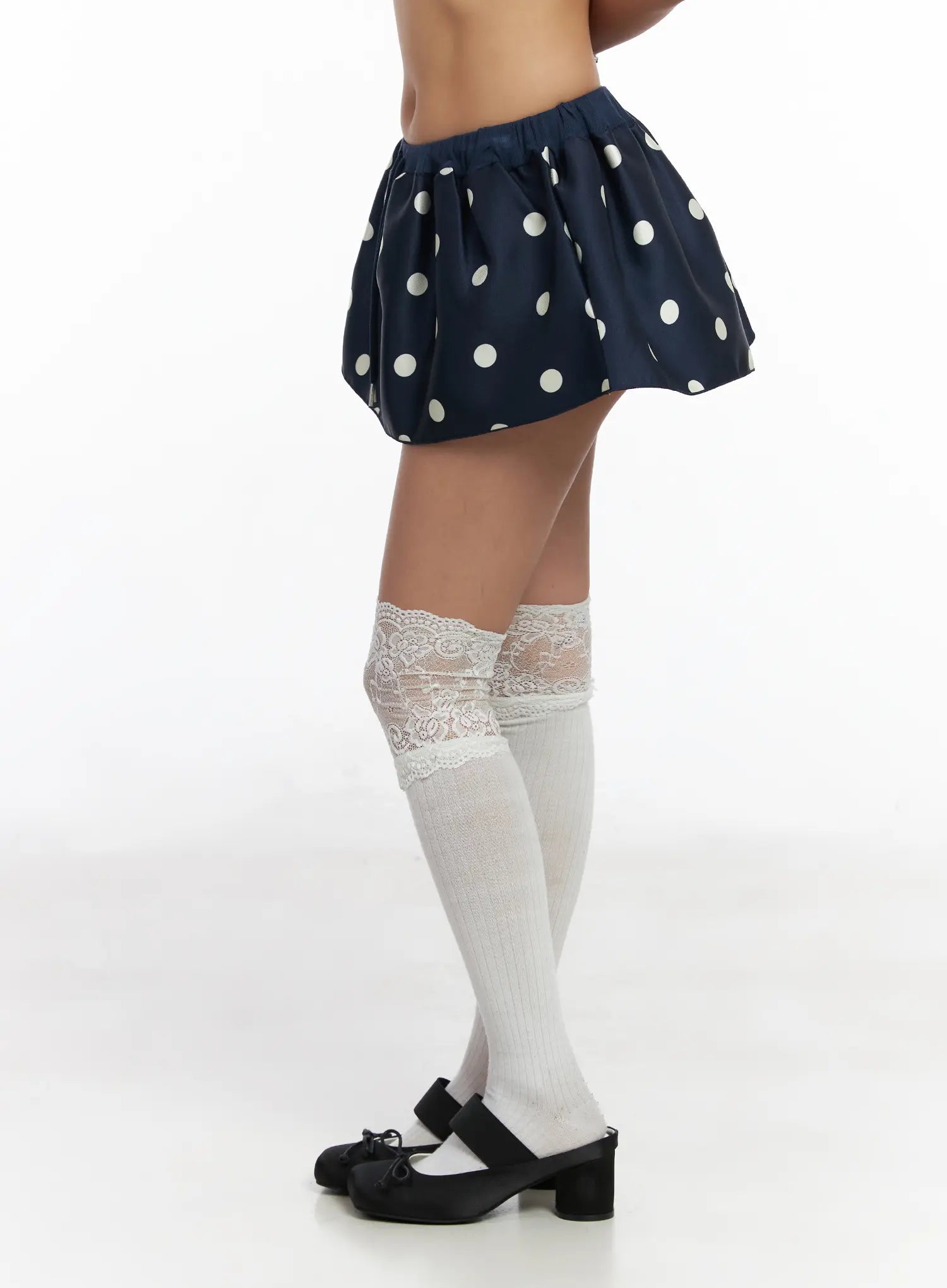 pola-dot-mini-skirt-cm520