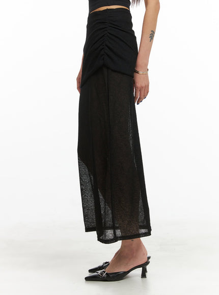 shirred-sheer-maxi-skirt-cy424