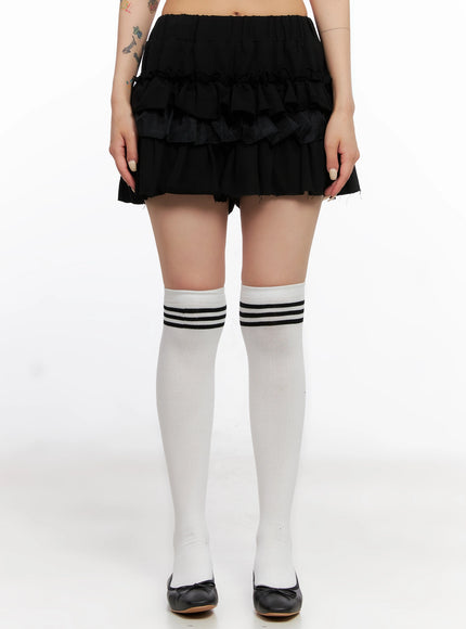 layered-ruffle-mini-skirt-is508