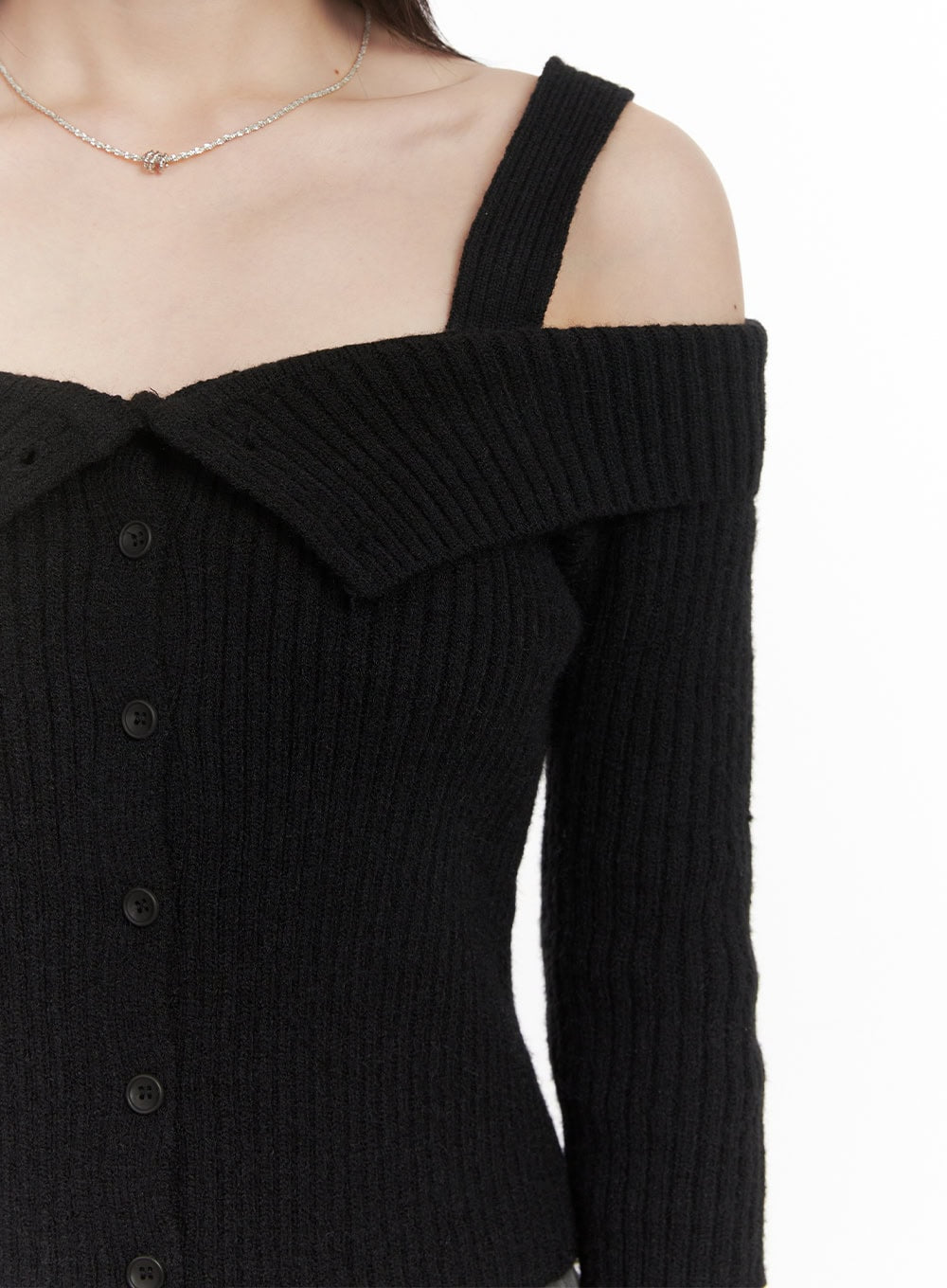 ribbed-button-down-off-shoulder-sweater-cj528