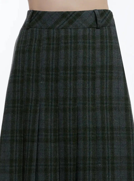 plaid-a-line-midi-skirt-id526