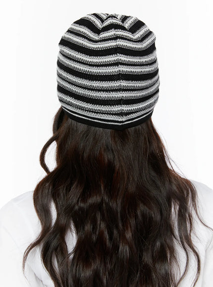 casual-striped-knit-beanie-cy514