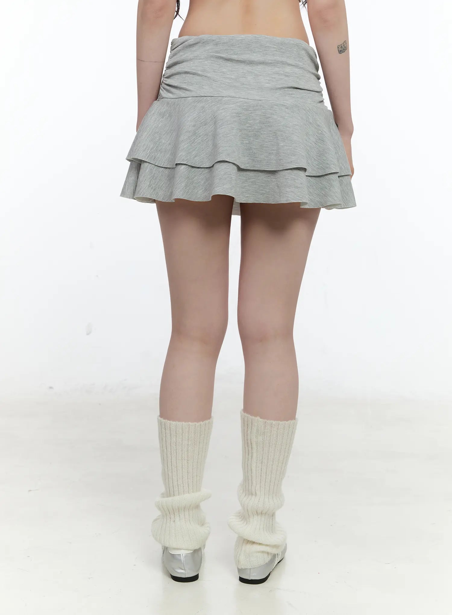 double-layer-ruffle-mini-skirt-cn517