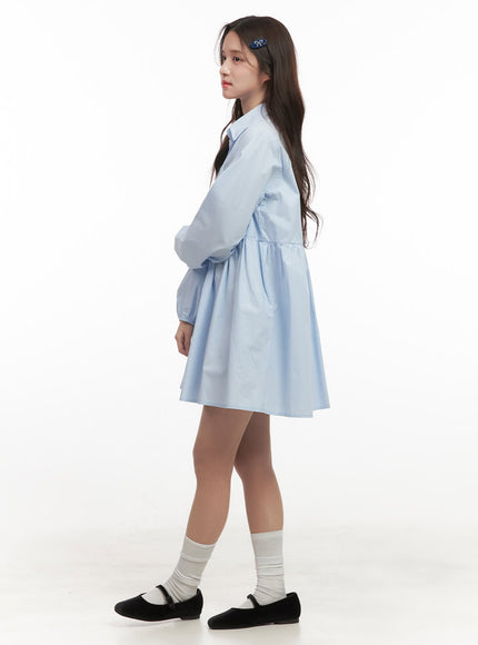 a-line-shirt-collar-dress-cj515