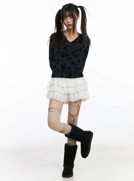 floral-lace-ruffle-mini-skirt-cd518