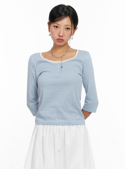 3-4-sleeve-round-neck-tee-ig527
