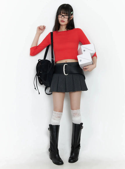 textured-3-4-sleeve-top-f516