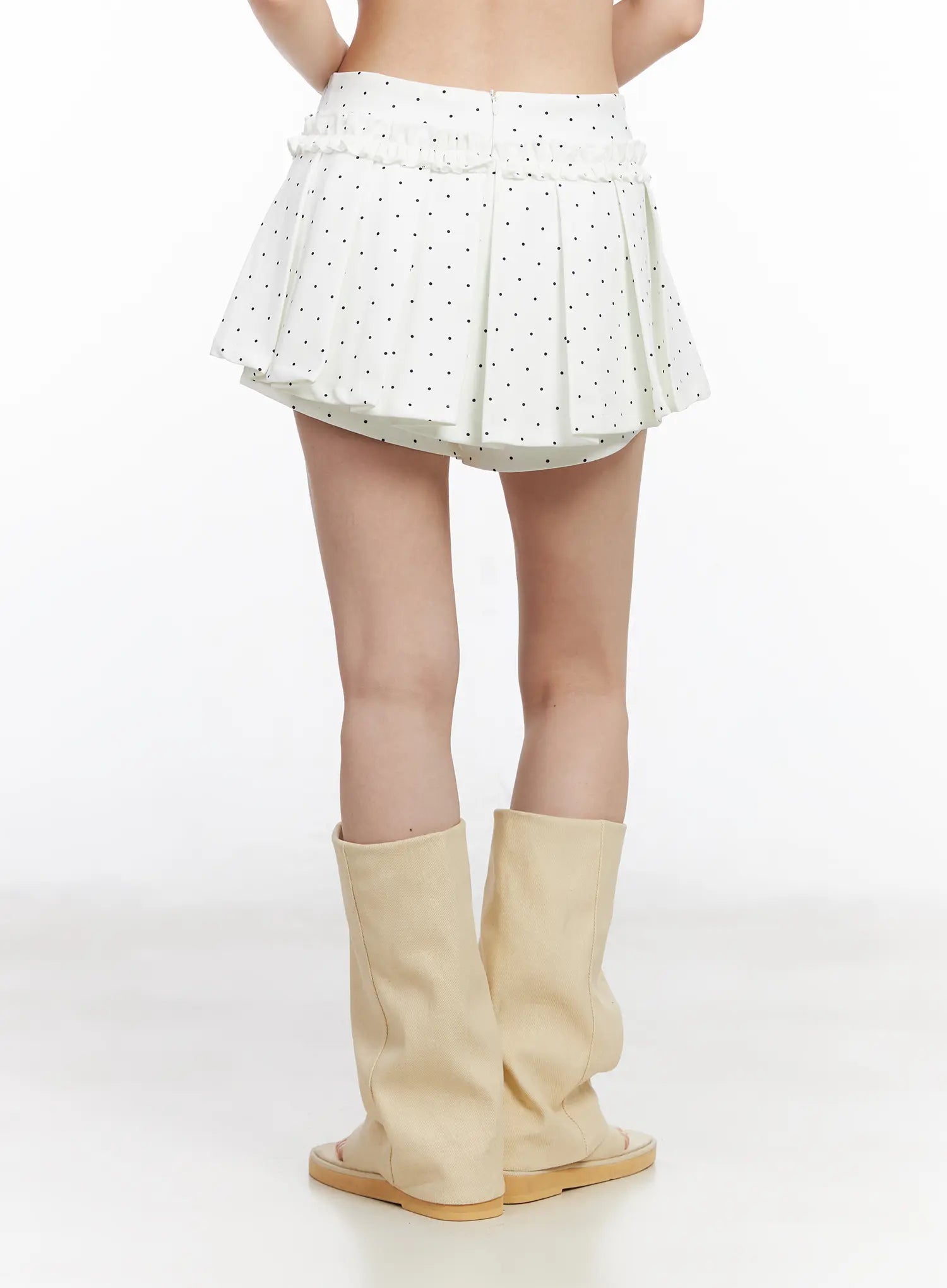 polka-dot-pleated-mini-skirt-cm518