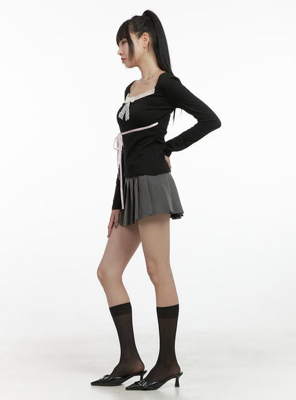 ribbon-pleated-mini-skirt-oo401